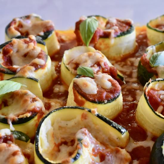 Zucchini Ricotta Roll Ups