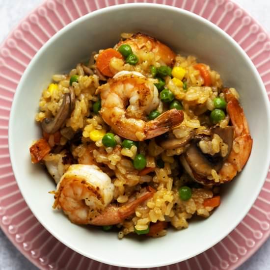 Cajun Shrimp and Rice Pilaf