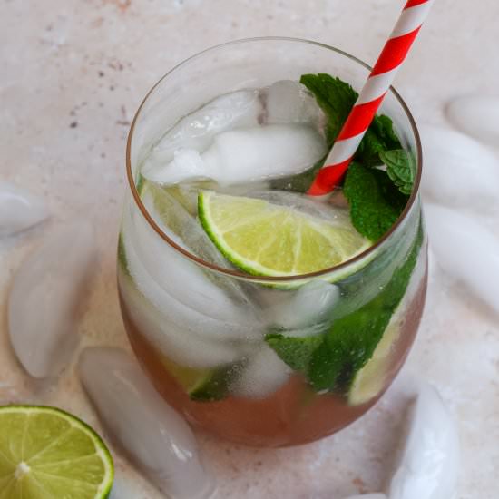 Korean Omija Syrup Mojito