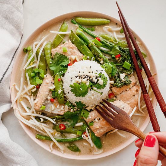 Salmon curry