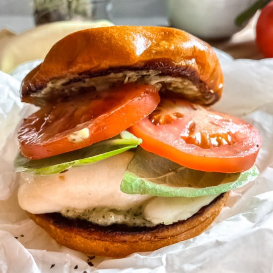 Caprese Grilled Chicken Sandwich