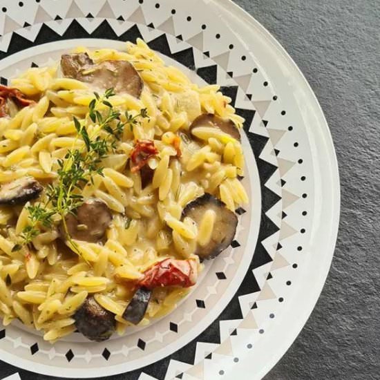 Creamy Truffle Orzo