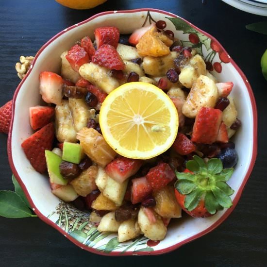 Fruit Chaat (Indian Fruit Salad)