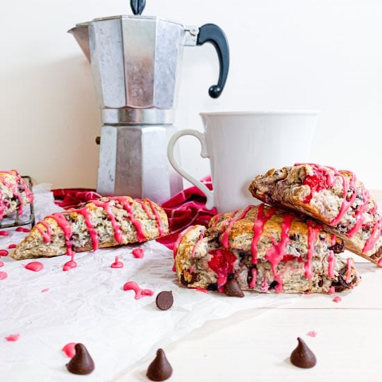 Cherry Chocolate Scones