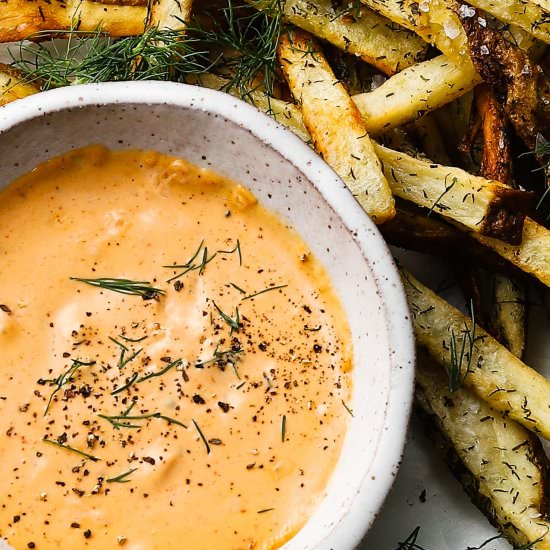 Air Fryer Pickle-Brined Fries