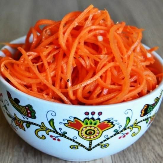 Spicy Korean Carrot Salad