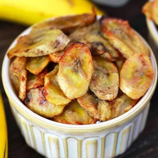 Air Fryer Banana Chips