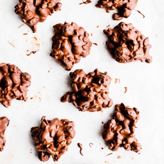 Chocolate Blueberry Clusters