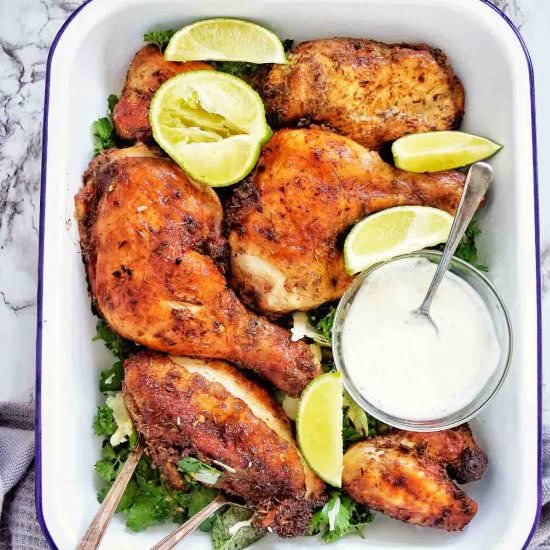 Air Fryer Jerk Chicken