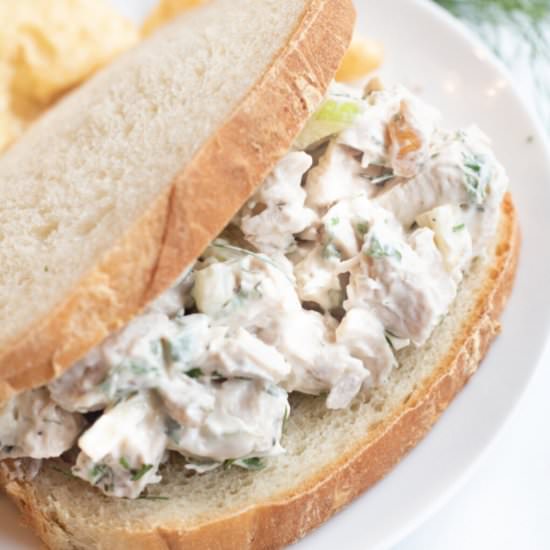 Apple Fennel Chicken Salad