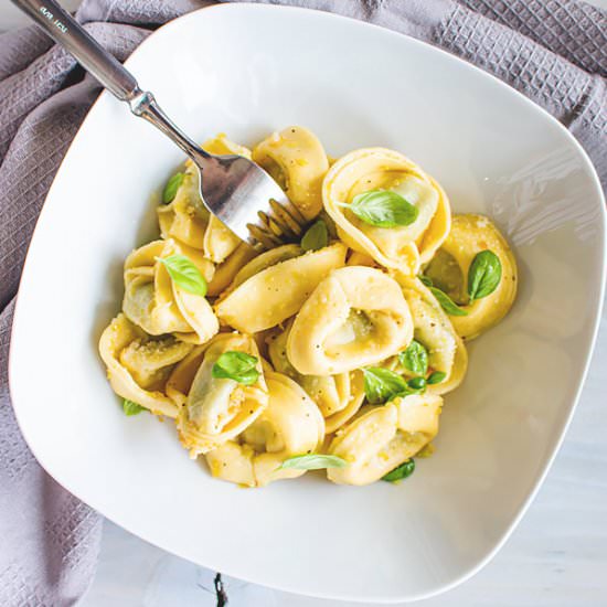 Lemony Olive Oil Tortellini