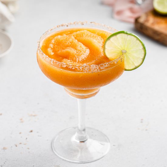 Frozen Smoky Peach Margarita