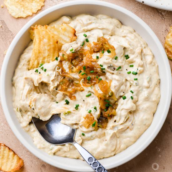 Dairy Free French Onion Dip
