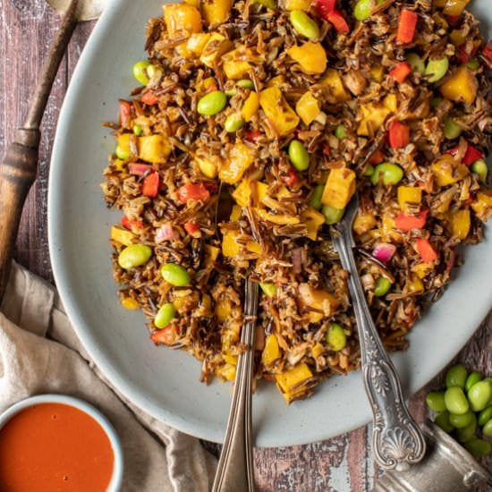 Wild Rice and Mango Salad