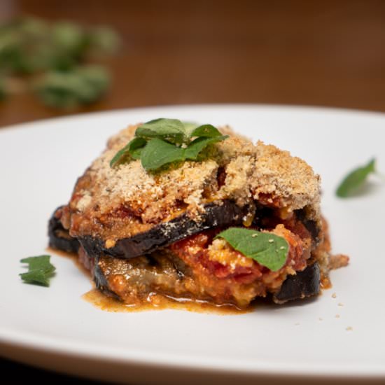 Vegan Eggplant Parmigiana