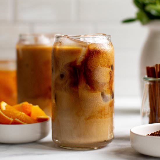 Orange Iced Latte