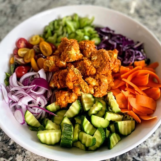 Buffalo Cauliflower Salad