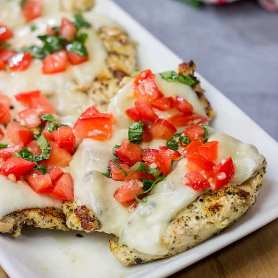 Grilled Bruschetta Chicken