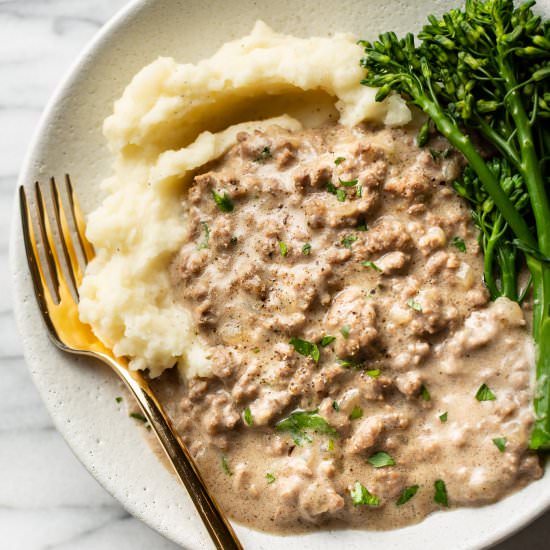 easy hamburger gravy
