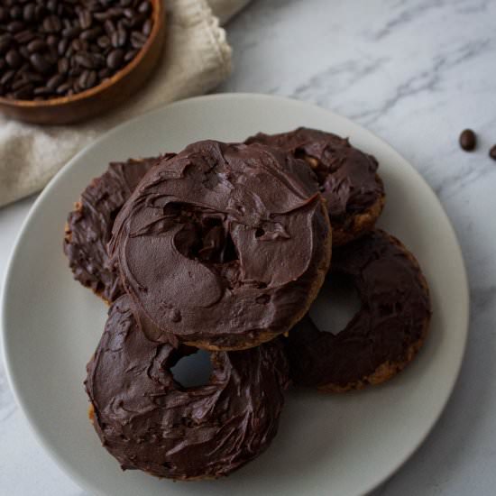 Baked Coffee Donuts