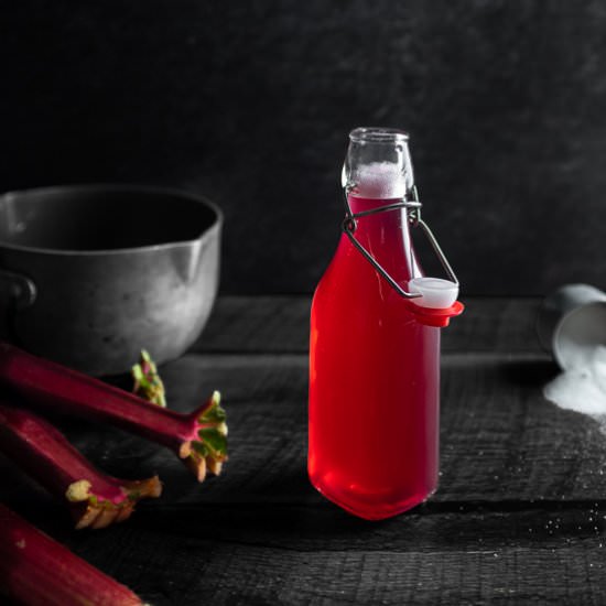 Homemade Rhubarb Syrup