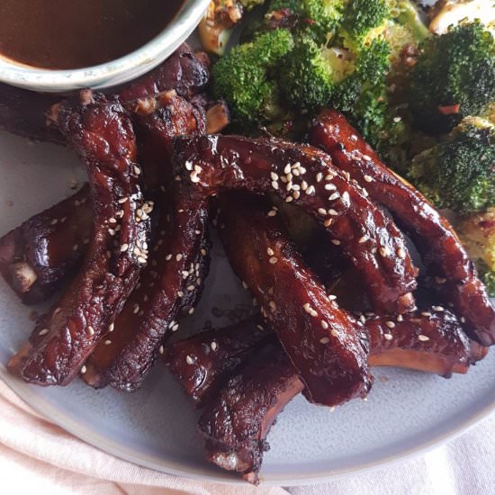 Sticky Sweet Asian Spareribs
