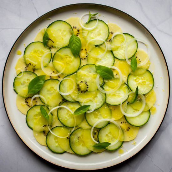 Alain Passard’s Cucumber Carpaccio