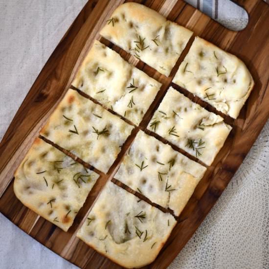 Tuscan-Style Sourdough Focaccia