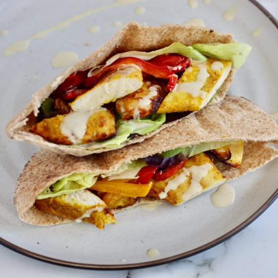 Air Fryer Fajitas with Chicken