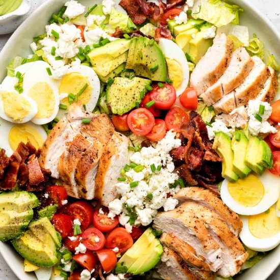 Chicken Cobb Salad Avocado Dressing