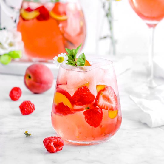 Peach Moscato Sangria