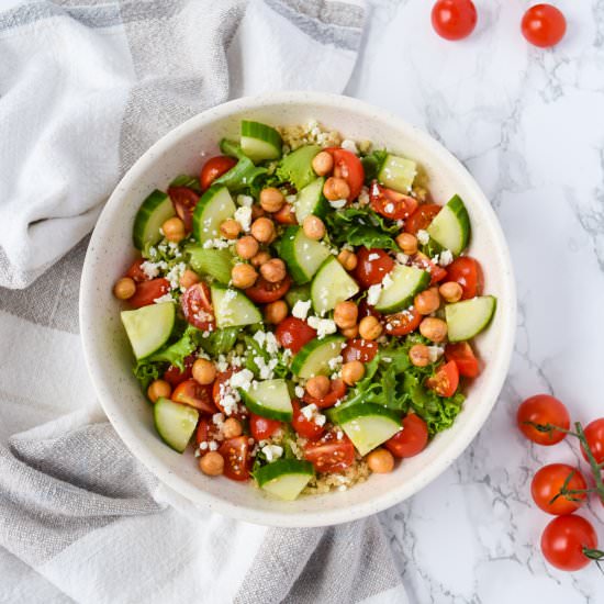 Chickpea Mediterranean Salad