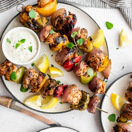 Mediterranean Chicken Kabobs