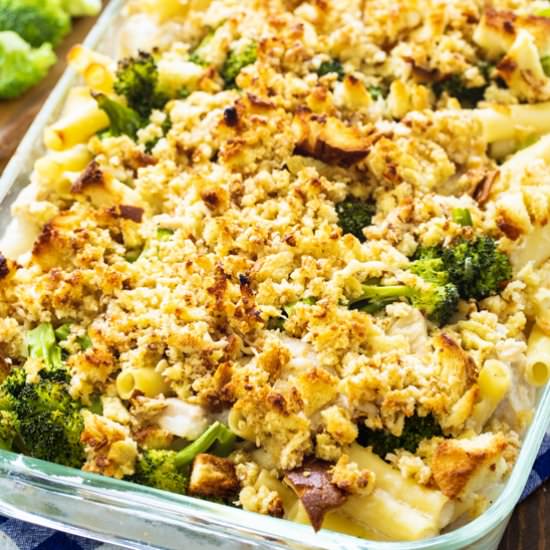 Chicken Broccoli Ziti Casserole