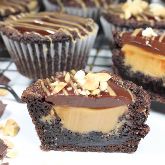 Stuffed Brownie Cupcakes!