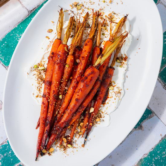 HARISSA ROASTED CARROTS