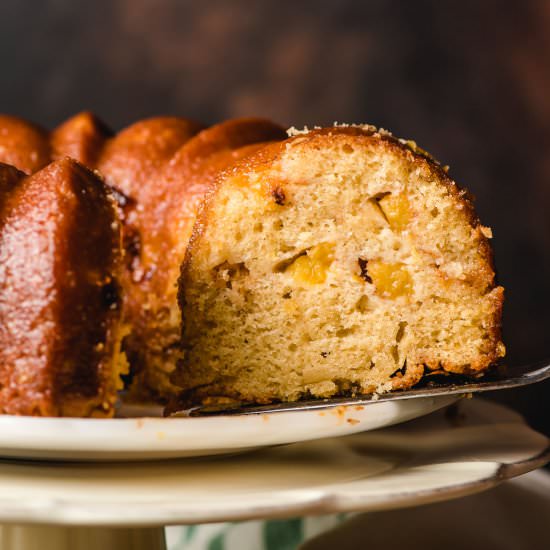 Peach Bundt Cake