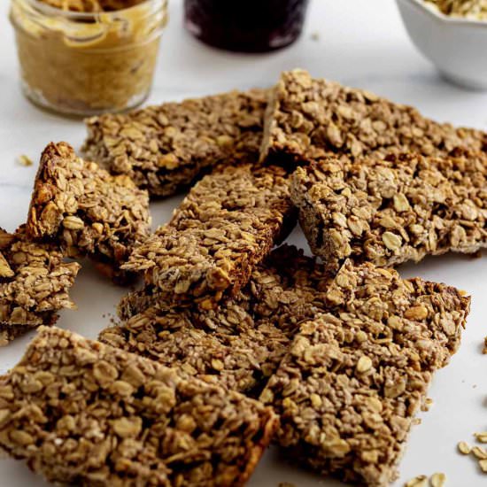 PB&J Breakfast Bars