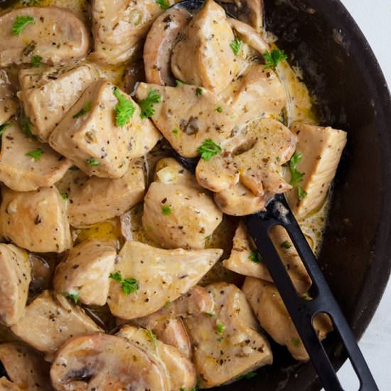 Instant Pot Mushroom Chicken