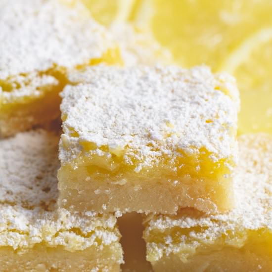 Lemon Bars with Shortbread Crust