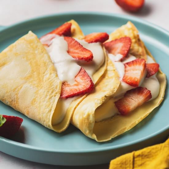Strawberry Crepes