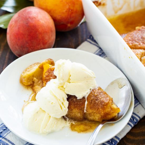 Peach Crescent Dumplings