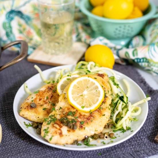 KETO CHICKEN PICCATA