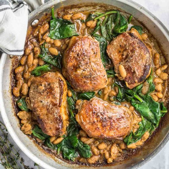 PORK CHOP SKILLET DINNER