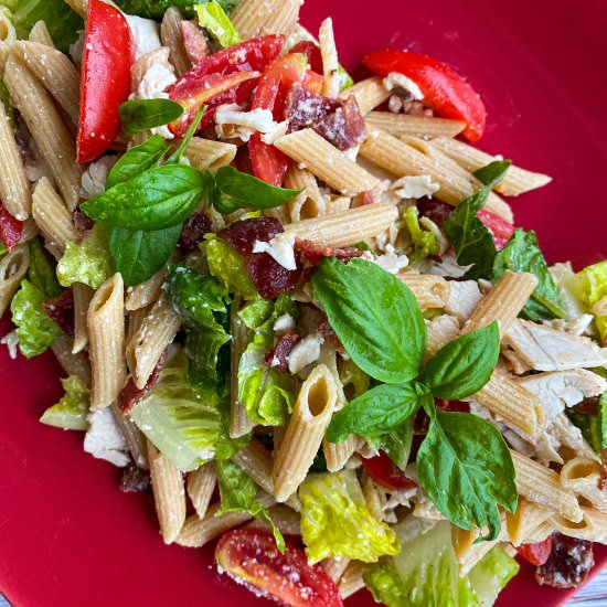 Turkey Club Pasta Salad