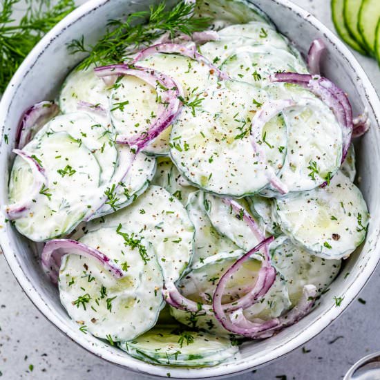 CREAMY CUCUMBER SALAD