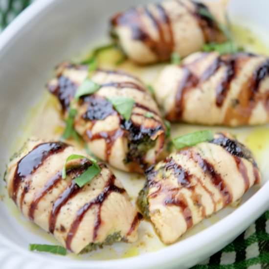 Stuffed Pesto Chicken