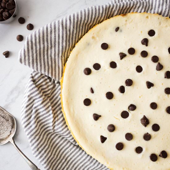 Chocolate Chip Cheesecake