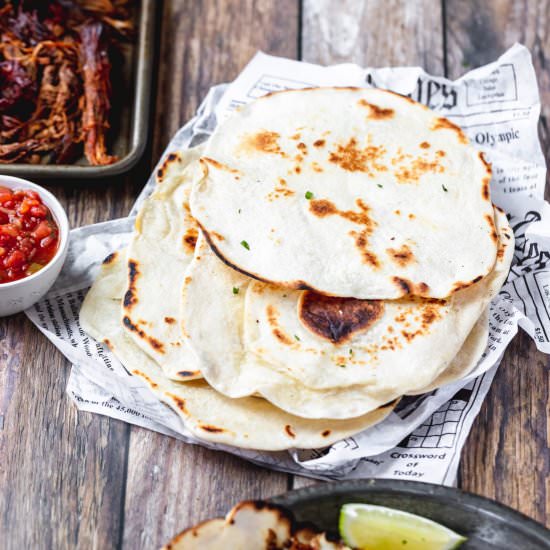 Homemade Sourdough Tortillas