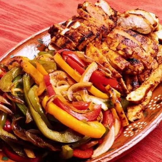 Chicken Fajitas in Adobo